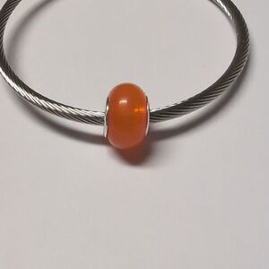 Orange Charm for Pandora Style‎ Bracelet